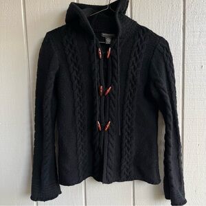 Vintage Y2K 100% Lambswool Banana Republic Cardigan Toggle Closure Size S